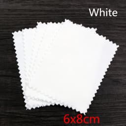 10pcs Silver Polish Polishing Cloth Soft Cleaning Cloth Wipe Wiping Cloth For Silver Gold Jewelry Tools