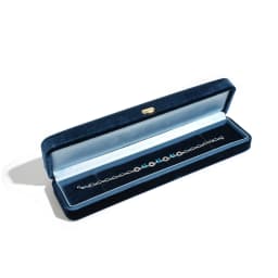 High End Rounded Edge Velvet Jewelry Storage Box with Multi Compartments for Earrings Rings Bracelets Necklaces Organizer Gift