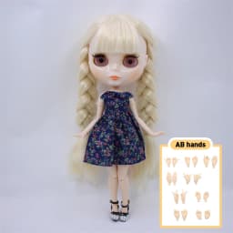 ICY DBS Blyth 1/6 bjd dolls joint body custom face colorful hair Contains clothing and shoes special