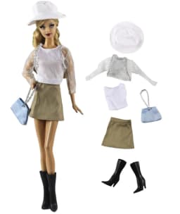 1 Set Doll Clothes 1:6 Scale Dress Outfit for 11.5 Inch 30cm Doll Many Style for Choice Gifts for Girls Doll Accessories #2