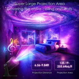 Galaxy Projector Astronomical Telescope Starry Sky Night Light 360°Rotate Rechargeable Table Lamp For Children Room Decor