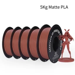 Geeetech 5kg Matte Filament PLA 1.75mm, 3d printer Material polylactic acid, frosted texture, Vacuum packaging