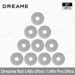 Dreame L40s Ultra / L40s Pro Ultra Vacuum Cleaner Replacement Accessories Main Side Brush HEPA Filter Mop Cloths Dust Bag Spare