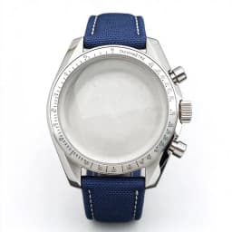 39.7mm Case Watches Metal Case Fits VK63 Movement Accessories Sapphire Glass Equipped With Bezel And Strap VK63 Dial