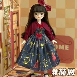 1/6 Bjd Doll Starry Blue Eyes 30CM 23 Movable Jointed Dolls Fashion Dress DIY Toy Dolls with Shoes for Children Birthday Gifts