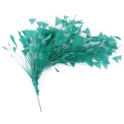 10-12inch Multicolor Turkey Goose Feather Flower Triangle Tipped Coque Free Bendable Feather Plumas Crafts DIY Lady Headdress