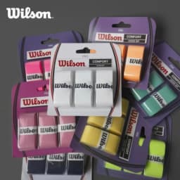 Wilson Tennis Racket Overgrip Sweat Band Absorption Grip PU Badminton Racket Handle Grip Tennis Griptape Padel Racket Grip