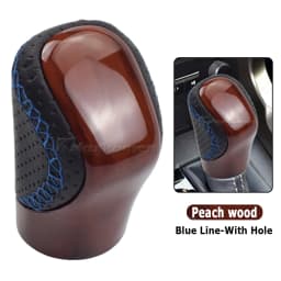 AT Leather Gear Shift Knob For Lexus ES350 GS300 GS350 GX460 NX300 IS250 IS350 RX350 RC300 RC350 POMO Arm Ball Shifter Stick Pen
