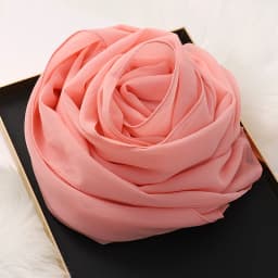 2025 Muslim Hijab Scarf With Zipper Plain Bubble Chiffon Ready to Wear Veiled Hijab Wrap Solid Shawls Headscarf Turban Ramadan