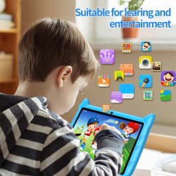 BDF Hot-selling Android 7 Inch Kids Tablet Quad Core 4GB RAM 64GB ROM Android 13 Google Learning Education Games Tablets 4000mAh