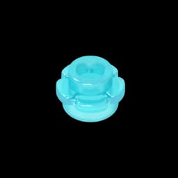 Gobricks GDS-1436 Plate, Round 1 x 1 with Flower Edge (5 Petals) compatible with lego 24866 pieces of children's DIY