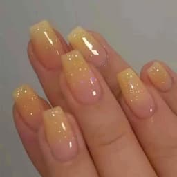 ARTAUG 24pcs Glossy Pink Press On Nails Medium Square Fake Nail Elegantstyle False Nail Full Cover Fake Nail For Stylish Women
