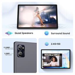New 10.1 Inch 5G Tablet Pc 8GB RAM 256GB ROM 2000x1200 Tablets 10 Core Google Play 4G LTE Phone Call Android 13 WiFi 8000mAh