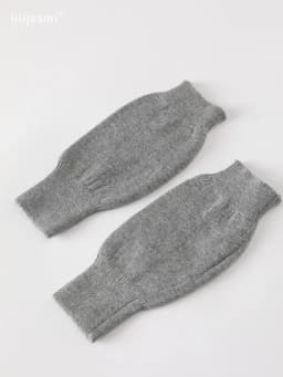 Sales Genuine Fine Sheep Wool Cozy Mitt Exposed Finger Women's Winter Autumn Knitted Fingerless Work Gloves Wrist Mittens Driver