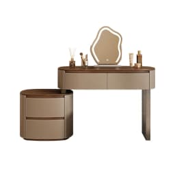 & Luxury Rustic Vanity Makeup Desk Shelf Dresser Dressing Table Makeup Vanity Design Girls Storage Home Furniture Accessories