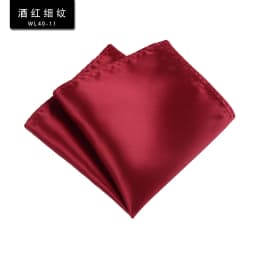 24cm Formal Paisley Pocket Square Mens Polyester Black Red Handkercheif Wedding Party Tuxedo Accessories Elegant Hanky Cravat