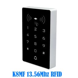 Lucking Door K8 2000 Users 125kHz / 13.56MHz RFID Keypad Stand Alone Access Control Panel Wiegand 26 Gate Door Opener DC 12V