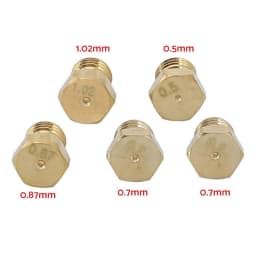 5PCS Burner Gas Natural Gas Hob LPG Conversion Kit Jets Nozzles Injectors Set Features Standard M6 X 0.75 Thread Kitchen Parts
