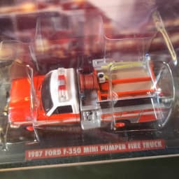GreenLight 1/64 1987 F-350 mini pumper fire truck model Adult Gift Hobby & Toys static finished ornaments Collectibles