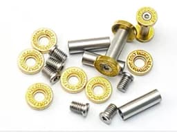 1pair Micarta Blade Handle Patch for BM Fixed Admas 375 Knife Folding With 5 Pairs Brass Screws Knife Patch Material DIY Parts