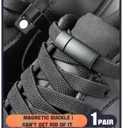 No Tie Shoelace Magnetic Lock Shoelaces Without Ties Flat Elastic Shoe Laces Sneakers Boots Rubber Bands for Shoes Accessories