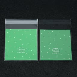 100pcs Plastic Transparent Cellophane Candy Bags Self Adhesive White Polka Dot Candy Cookie Gift Bags For Wedding Birthday Party
