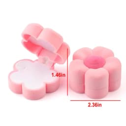 1PCS Mini Velvet Ring Box Creative Jewelry Case Holder Ring Earring Display Box for Wedding Proposal Engagement Birthday Gift