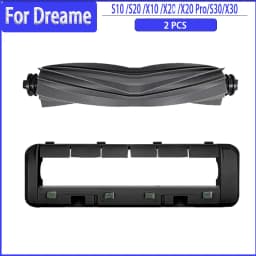 Main Brush Cover for Dreame L10S Pro / L10S Ultra / S10 / X10 / S20 / X20 / X30 / S30 / X40 / X40 Pro / X40 Ultra Robot Vacuum C