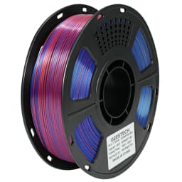 Geeetech Tri Color Silk PLA Filament, 3D Filament 1,75 mm 1KG Spool Wire (+/-0.03mm) Vacuum Packaging, Special Color