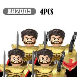 Medieval Infantry Knight Figures Building Blocks England Wars Rose Soldier Castle Military Army Guard Helmet Weapons Bricks Toys