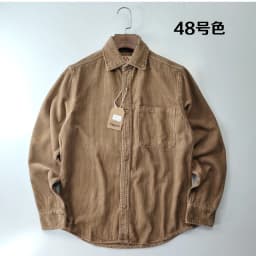 Autumn Winter New American Retro Long-Sleeve Lapel Corduroy Shirt Men's Fashion 100% Cotton Washed Single Pocket Casual Blouses
