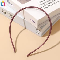 4mm Wide Thin Plastic Plain Headband for Women Girls Matte Hair Bands Teeth Comb DIY Skinny Hair Hoop Sport Hair Accessories