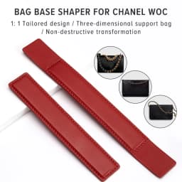 WUTA Leather Bag Base Shaper For Chanel Woc Purse Insert Portable Support Bottom Pad Handbag Inner Transformation Accessories