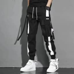 New Big Pockets Cargo Pants Women Ankle-length High Waist Drawstring Loose Streetwear Hip Hop Versatile Joggers Trousers Female