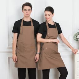 Custom Company Shop LOGO Kitchen Aprons For Woman Men Chef Work Grill Restaurant Bar Shop Cafes Beauty Nails Studios Uniform
