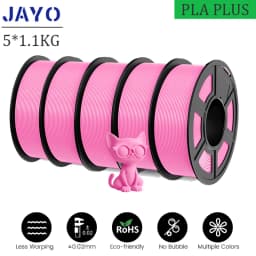 JAYO PLA Plus 3D Printer Filament 5 Rolls Filament PLA PLUS 23 Colors 1.75mm FDM 3D Printer Materials Support Free Combination