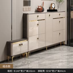 Beutiful Waterproof Shoe Cabinet Stool Design Hotel Organizer Shoe Rack Narrow Space Saving Armoire Chaussures Home Furniture