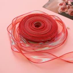 1 Meter Silk Ribbon Organza Satin For DIY Craft Gift Jewelry Packaging Decoration Wedding Bouquets Wreath Sewing Supplies