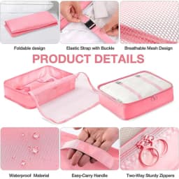 8/9/10/11 Pcs Set Travel Organizer Storage Bags Suitcase Packing Cubes Set Cases Portable Luggage Clothe Shoe Tidy Pouch Folding