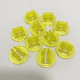 20PCS/Lot 4 Styles Transparent Plastic Stand Card Base for 1-2mm Cards Holder