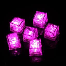 LED Ice Light Glowing Ice Cubes Touch Sensitive Lights Bar Atmosphere Light Lighting In Water For Juice Wine Drinking Glass