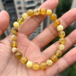 Original Amber Bracelets for Unisex New Genuine Irregular Beads Natural Black Medical Green Healing Jewelry Factory Unique Gift