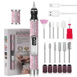 Professional Electric Nail Polishing Machine Nail Drill Multiple Gears Low Noise Nails Sander File Set For Manicure Salon Tools