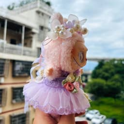 For Labubu Doll Clothing Strap Pants with Mini Headphones and Mini Camera 17cm Clothing Shoes Doll DIY Accessories Training Sit