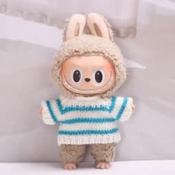 17cm Mini Plush Doll'S Clothes Outfit Accessories For Korea Kpop Exo Labubu Idol V1 V2 sweater winter change Clothing Gift