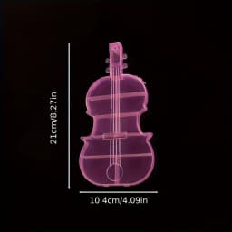 1pc Clear Plastic Multi Shape Storage Box Heart Butterfly Shaped Organizer for Bracelet Rings Nail Beading Storage Display
