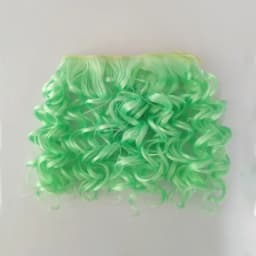 15CM Length Curly Doll Hair Imitation Wool Roll Gradient Color DIY Toy Hair Chemical Fiber Doll Hair Extensions For BJD SD Doll