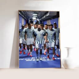 L-Lionel M-Messi Poster Self-adhesive Art Waterproof Paper Sticker Coffee House Bar Room Wall Decor