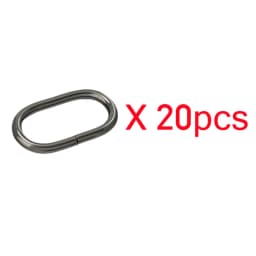 10-40pcs Metal Oval Ring Buckle 19-50mm Bag Strap Adjustment Loop Webbing Belt Buckle Garment DIY Accessories
