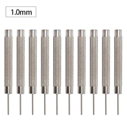 10 Pcs Iron Pin Punch 0.7-1.0mm Watch Strap Belt Bracelet Remover Adjust Gadget For Repairing Hand Manual Tools